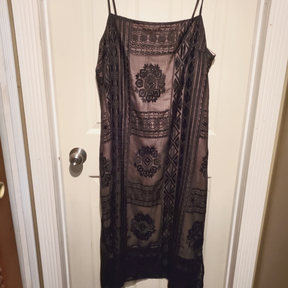 Anthropologie Floreat Lace Maxi Dress